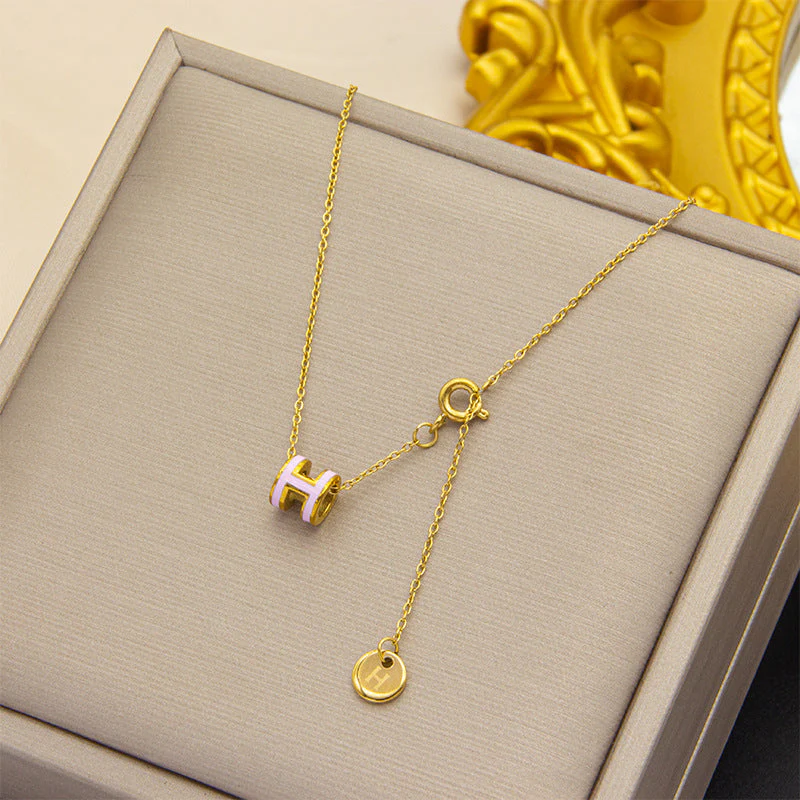 AURENA® H ENAMEL NECKLACE - Image 19