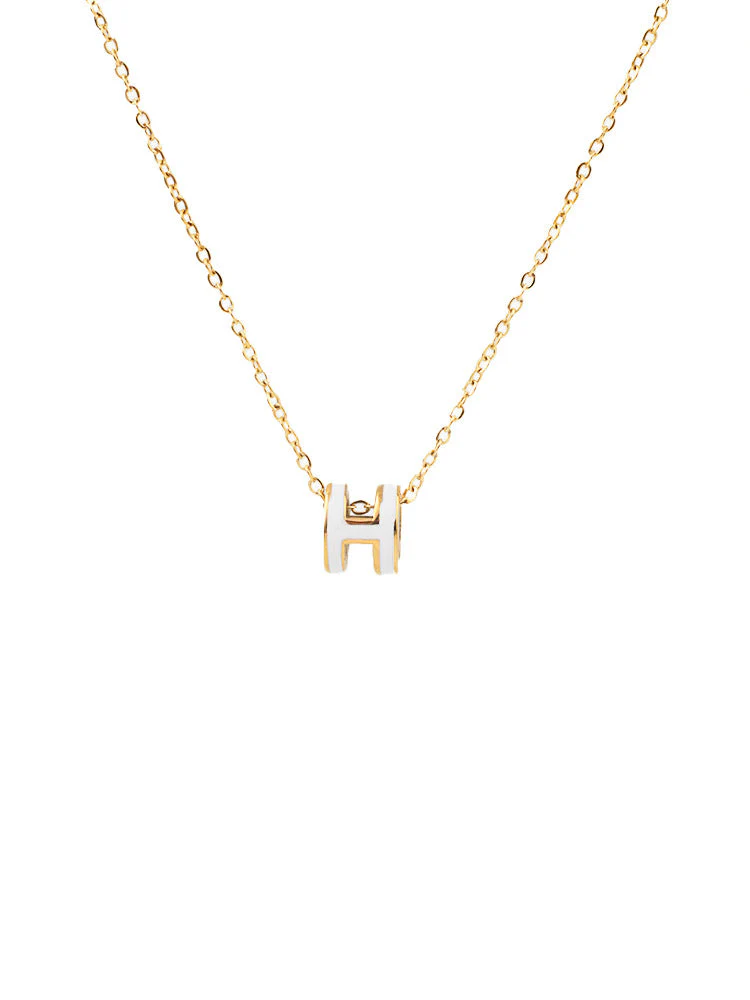 AURENA® H ENAMEL NECKLACE - Image 28