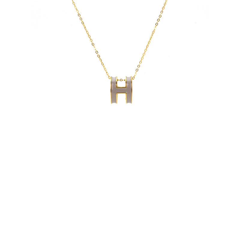 AURENA® H ENAMEL NECKLACE - Image 3
