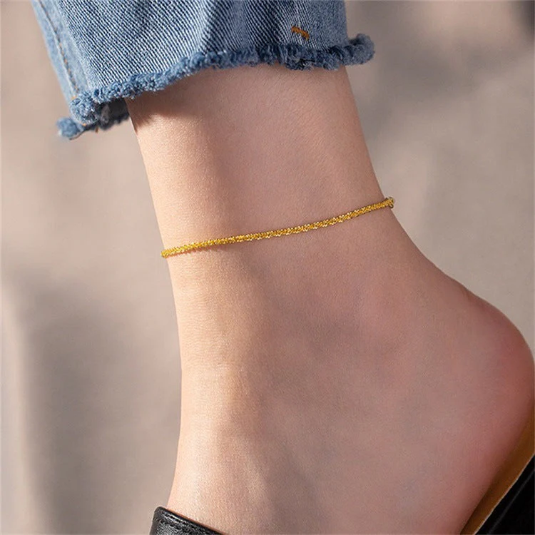 ABIGAIL GOLD CHAIN ANKLET - Image 2