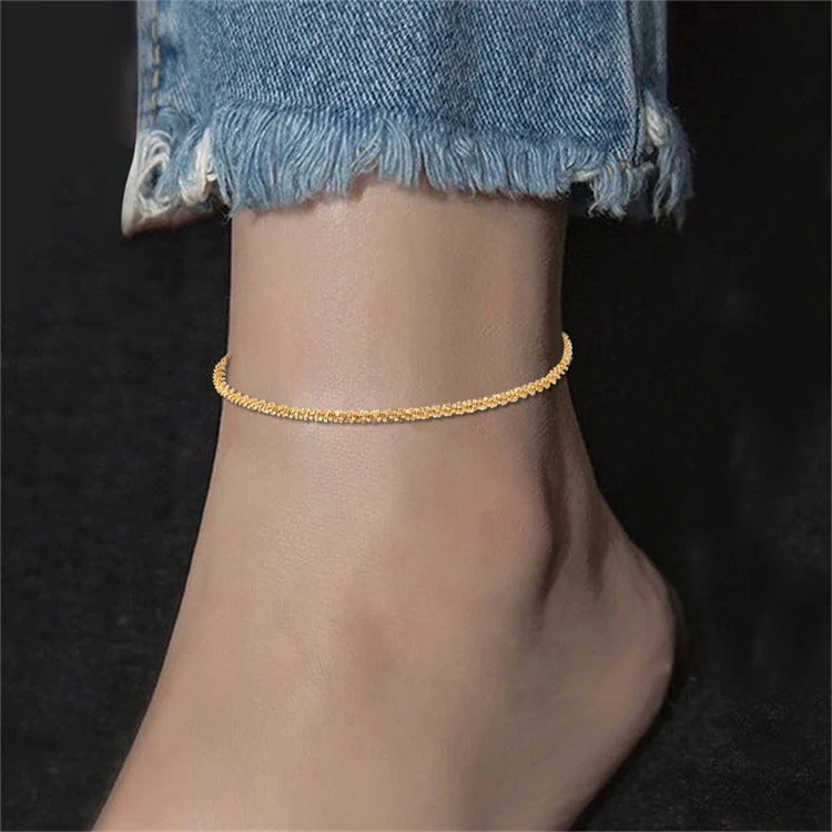 ABIGAIL GOLD CHAIN ANKLET - Image 3