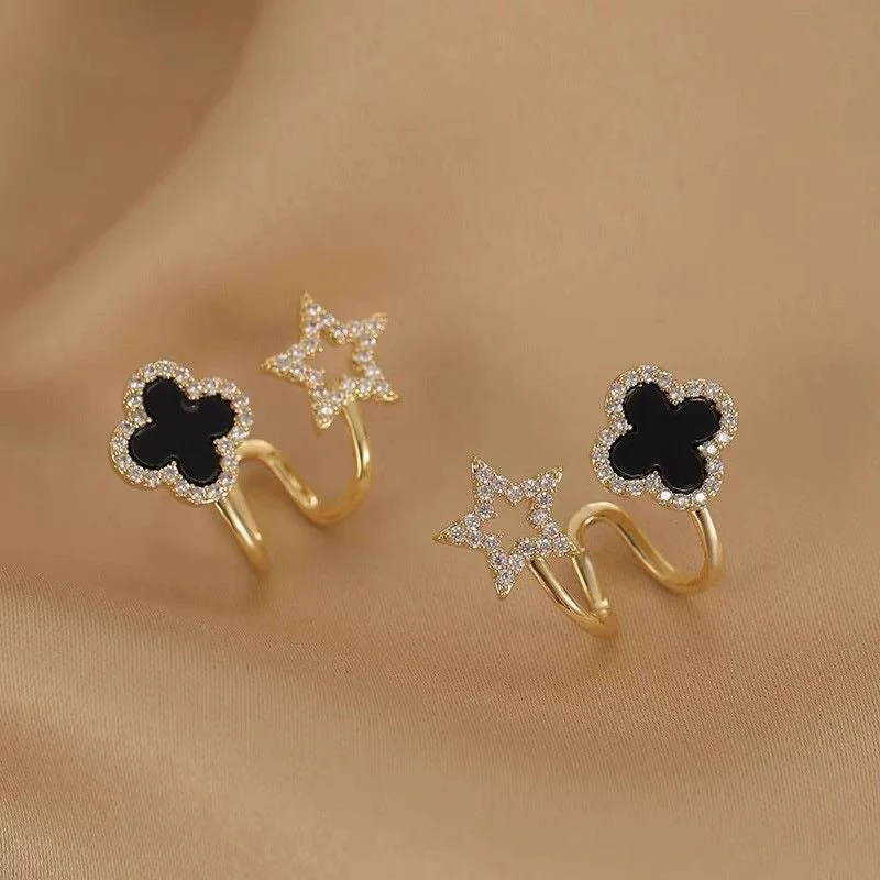 AURENA® CLOVER BLOOM STUD EARRINGS - Image 2