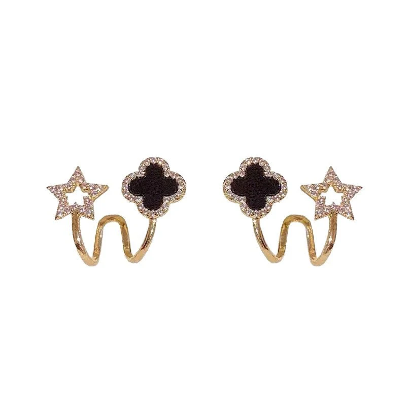 AURENA® CLOVER BLOOM STUD EARRINGS - Image 5