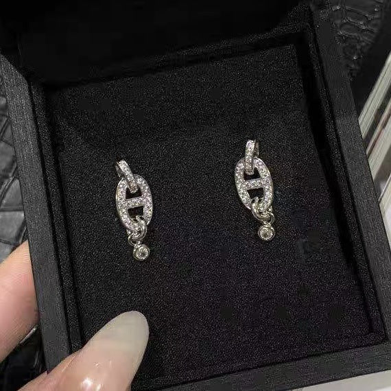 AURENA® CRYSTAL NOSE HOOP EARRINGS - Image 3