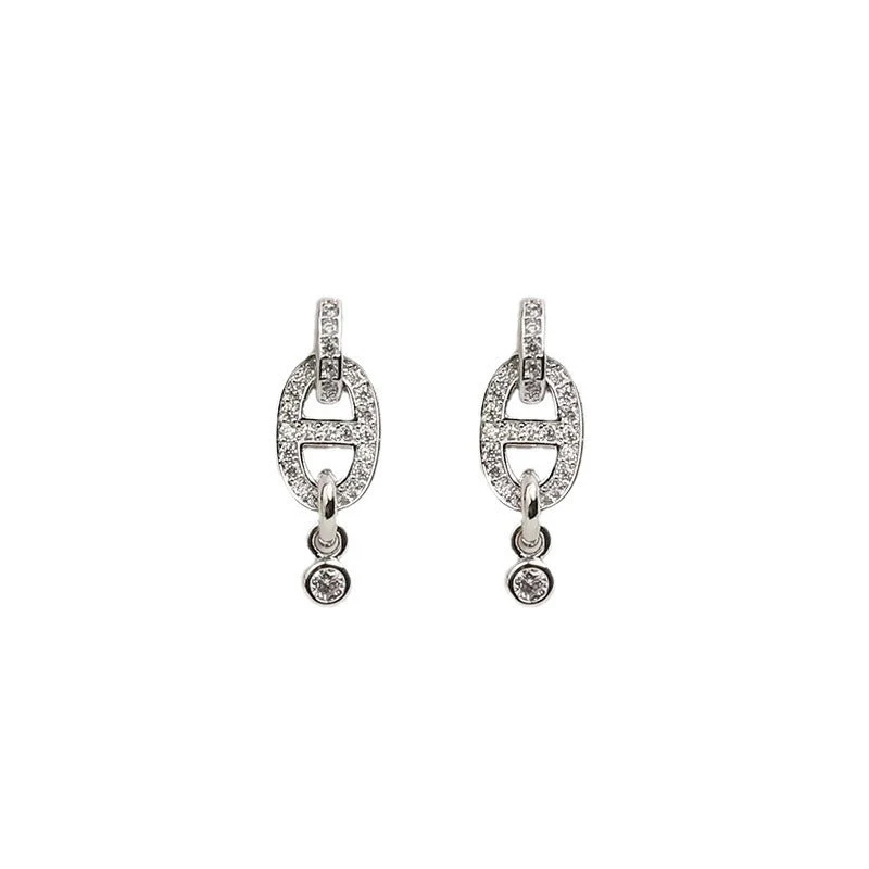 AURENA® CRYSTAL NOSE HOOP EARRINGS - Image 5