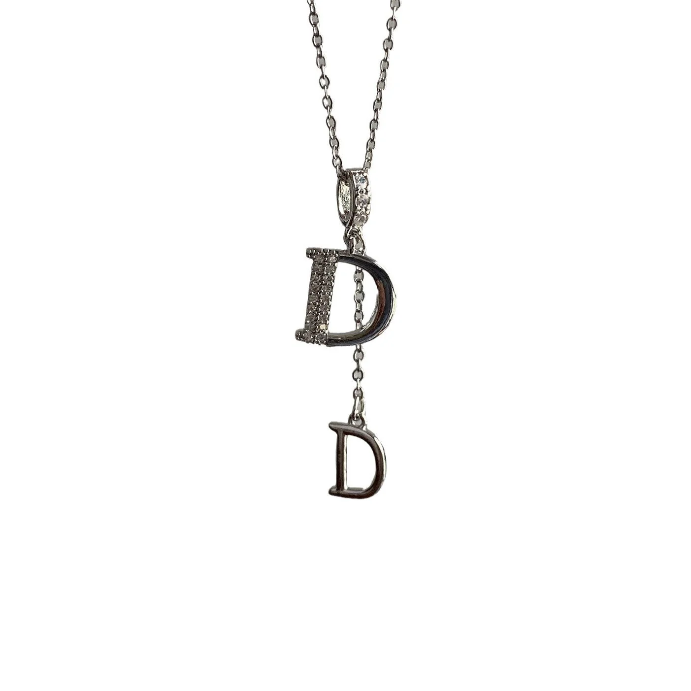 AURENA® DOUBLE D PAVÉ NECKLACE - Image 5