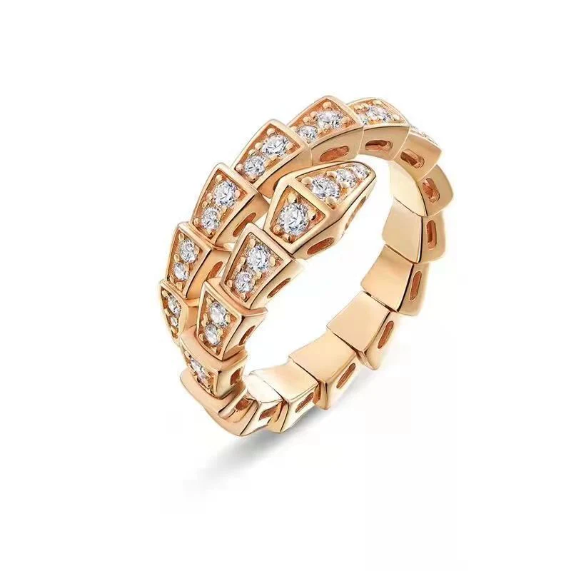 AURENA® FULL PAVÉ SNAKEBONE RING - Image 5