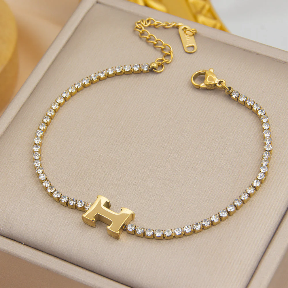 AURENA® PAVÉ CHAIN BRACELET - Image 2