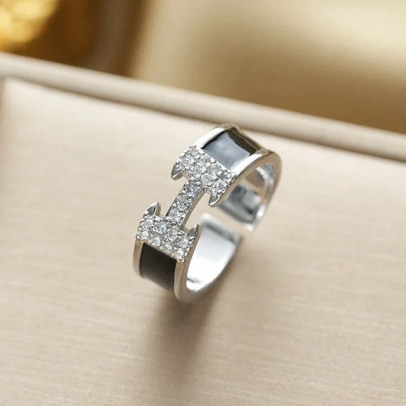 AURENA® H PAVÉ ENAMEL RING - Image 3