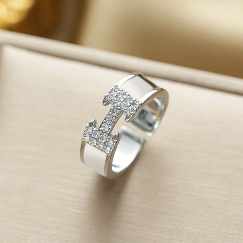 AURENA® H PAVÉ ENAMEL RING - Image 6
