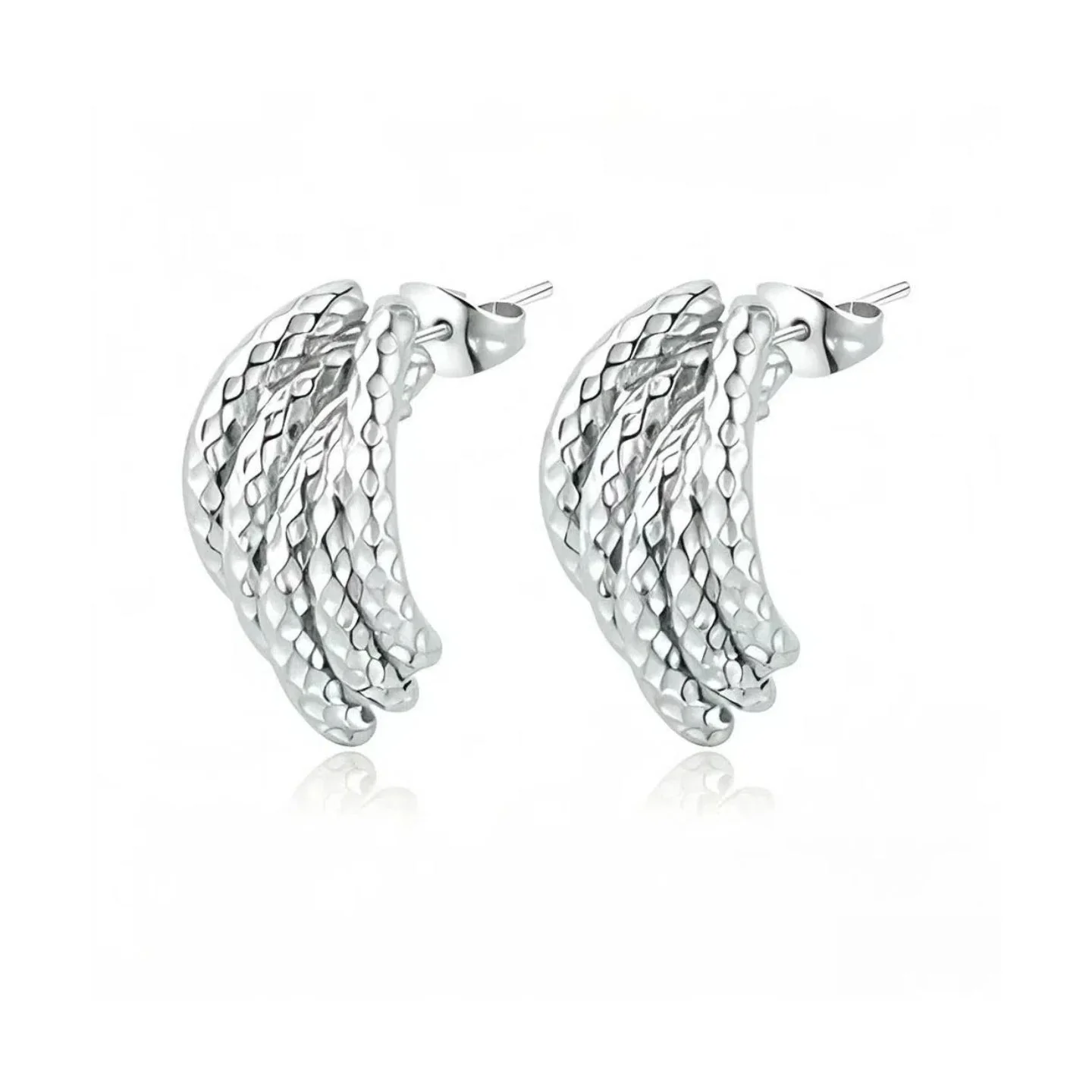 AURENA® SCULPTED HOOP EARRINGS - Image 2