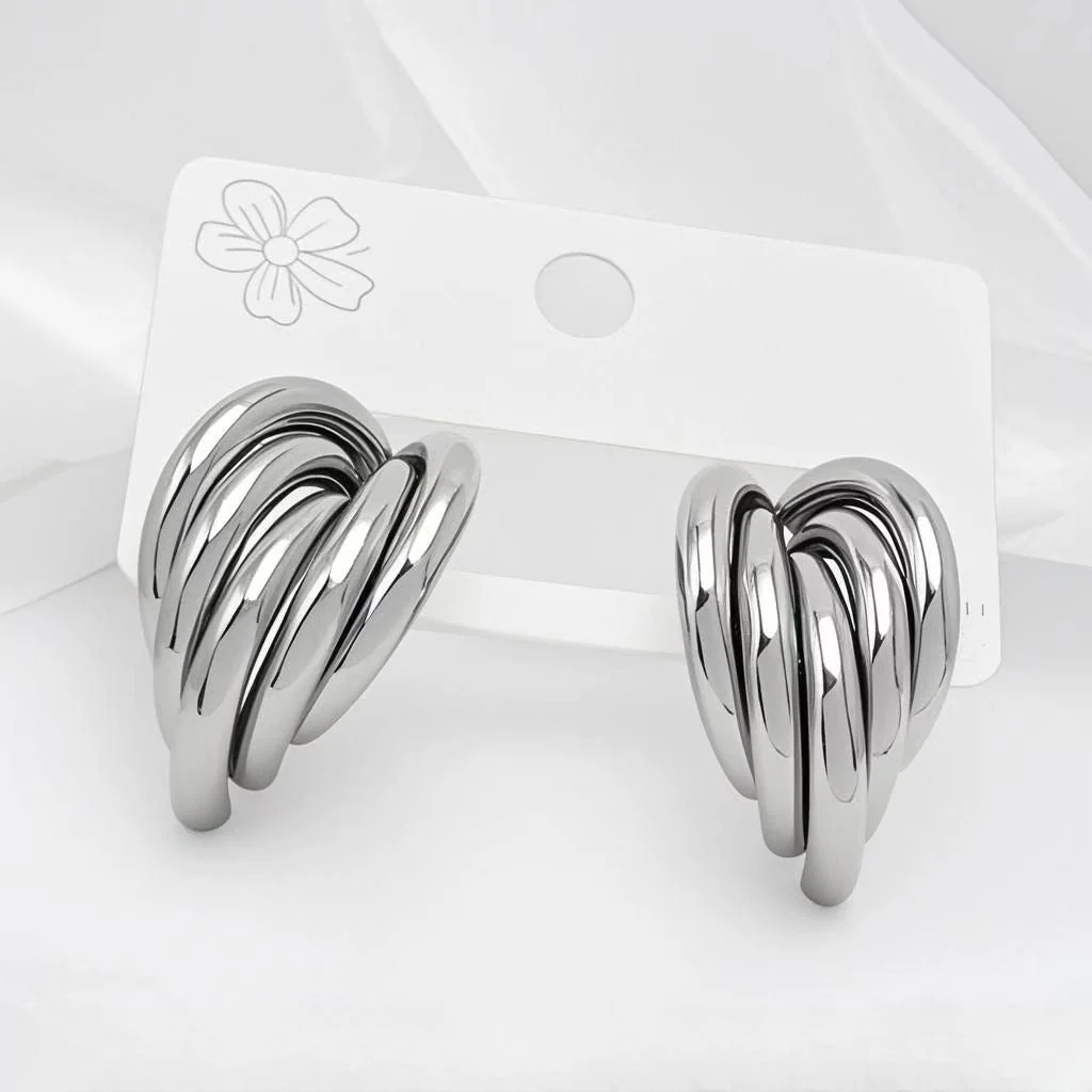 AURENA® SCULPTED HOOP EARRINGS - Image 4