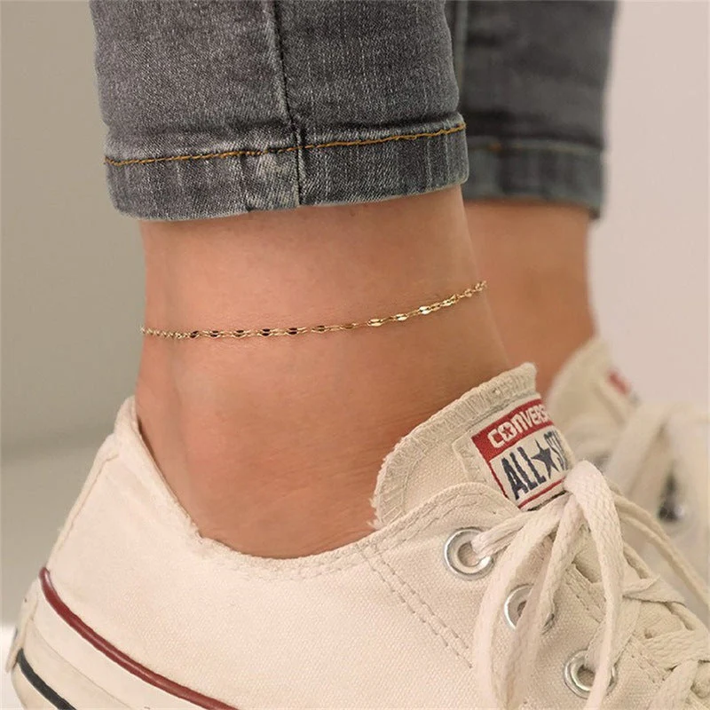 CHARLOTTE GOLD ANKLET - Image 2