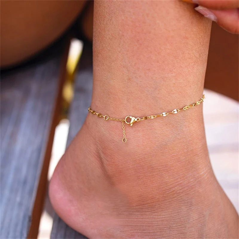 CHARLOTTE GOLD ANKLET - Image 3