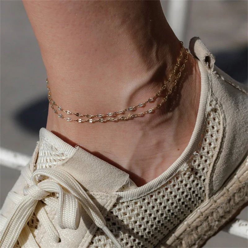 CHARLOTTE GOLD ANKLET - Image 5