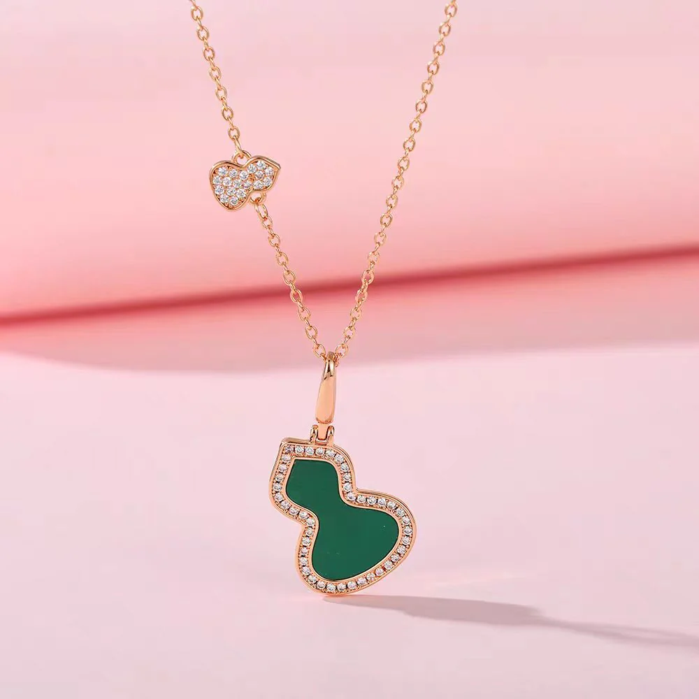 Chic Double-Gourd Lucky Pendant Choker - Image 11