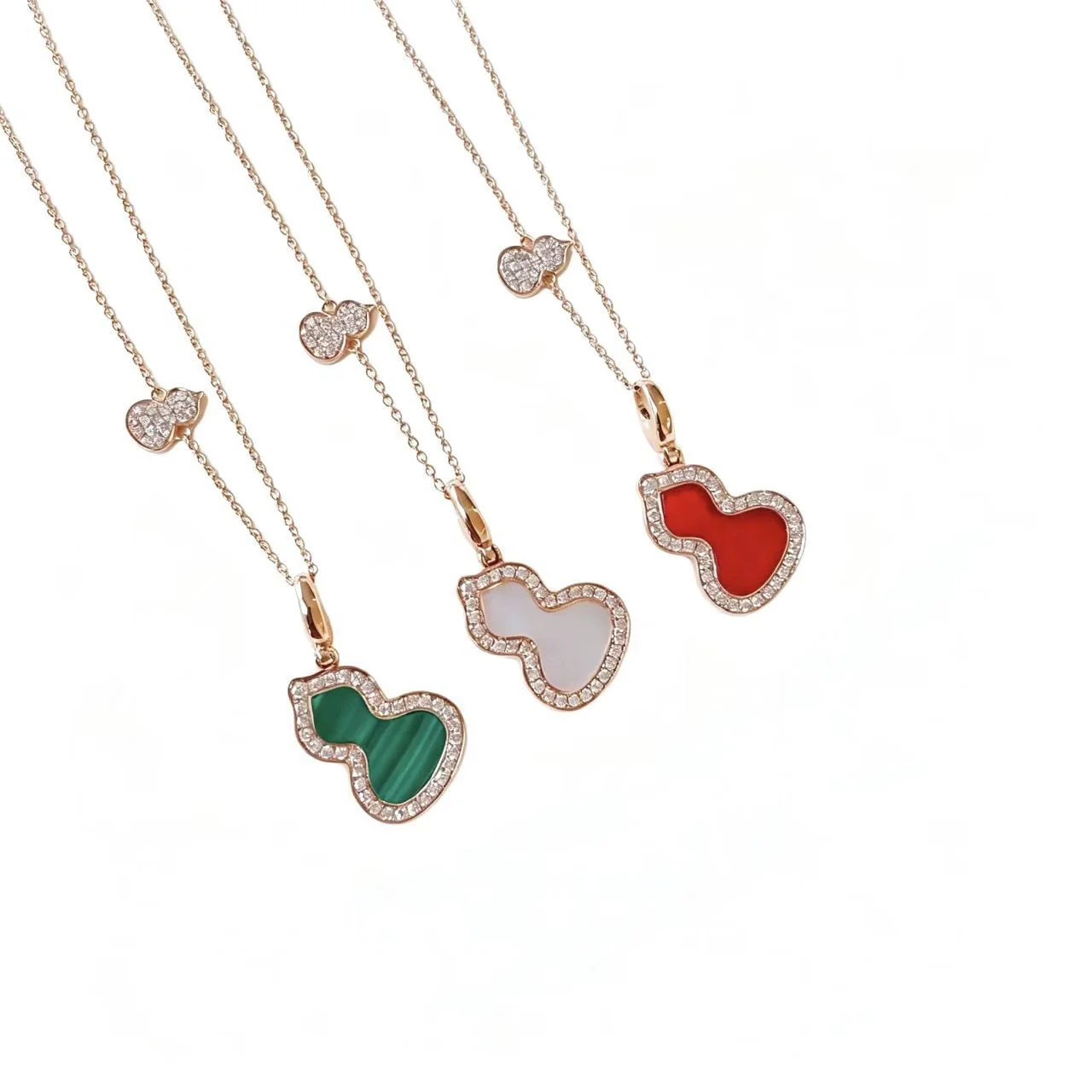 Chic Double-Gourd Lucky Pendant Choker - Image 5