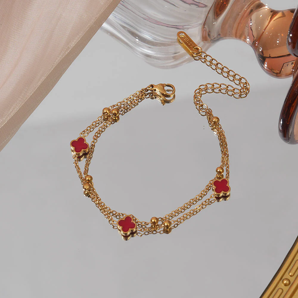 Chic Lucky Clover Everyday Statement Wristwear - Image 8
