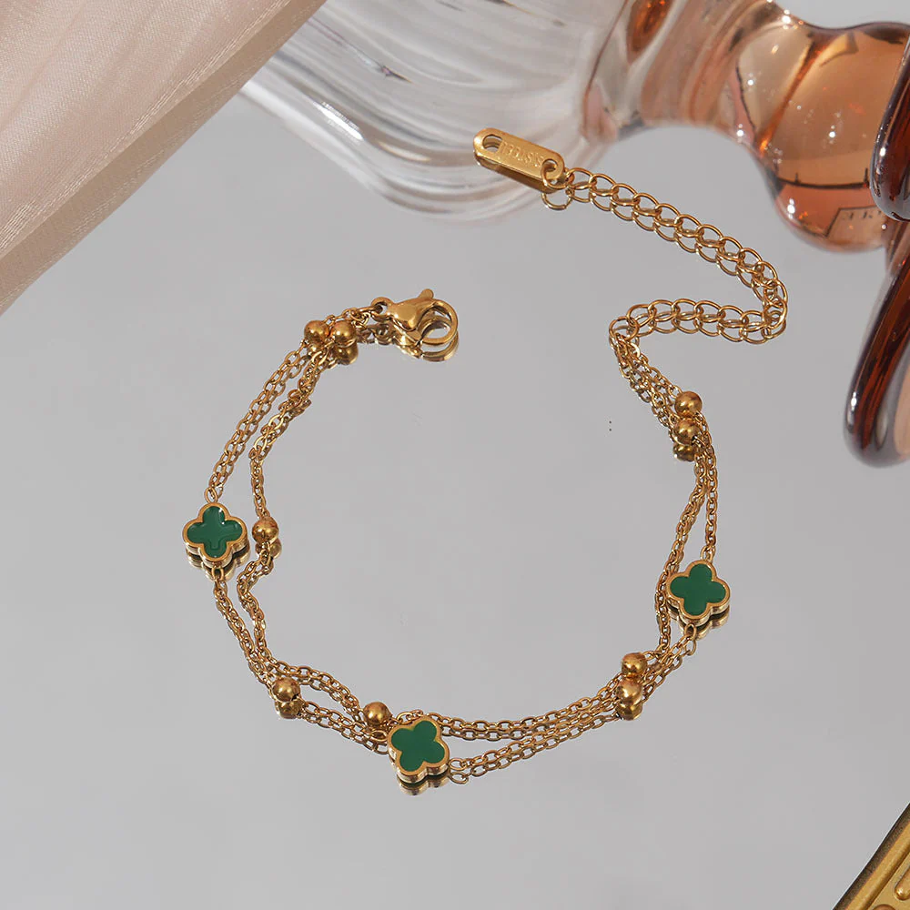 Chic Lucky Clover Everyday Statement Wristwear - Image 9