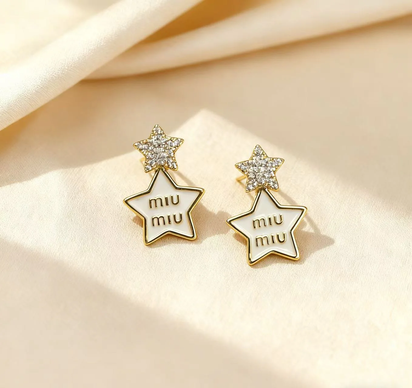 Chic Retro Star Letter Earrings - Image 6