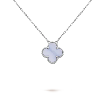 CLOVER NECKLACE | LAVENDER JADE