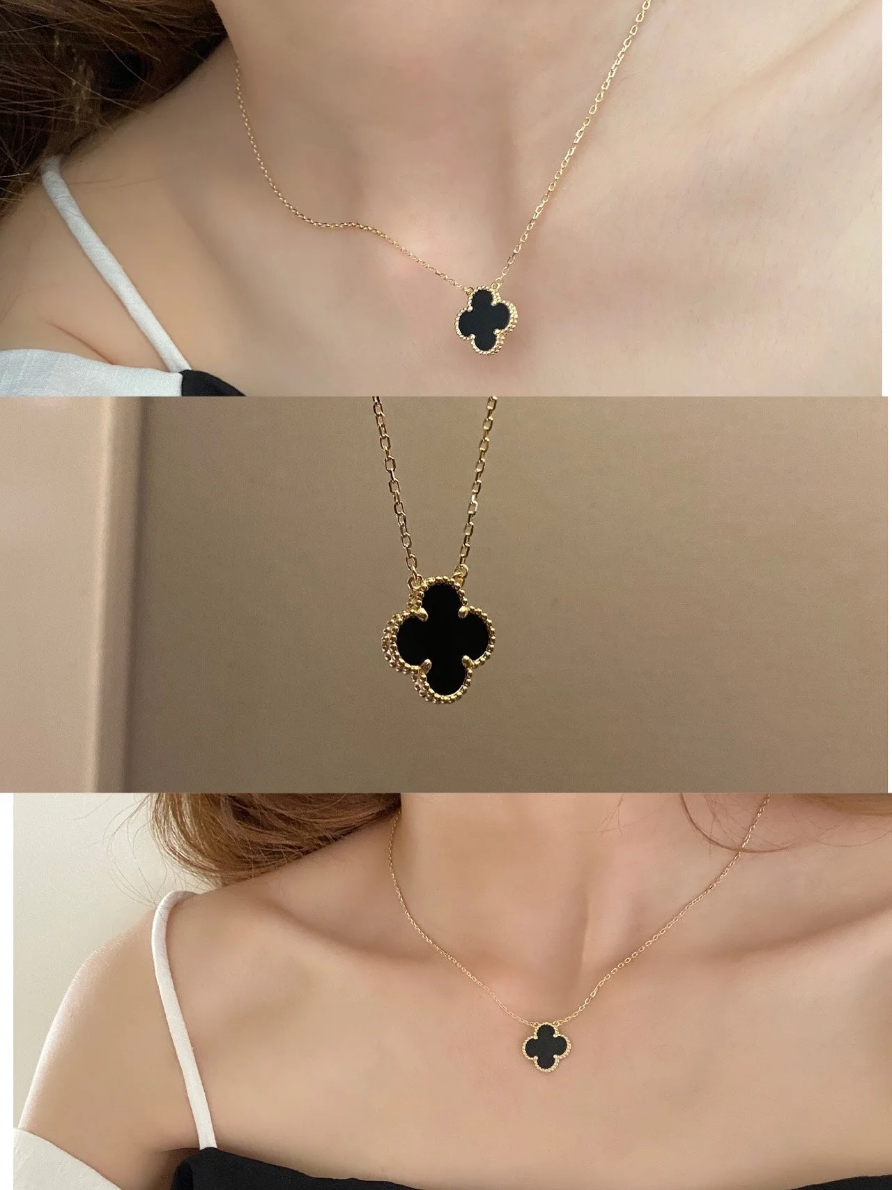 CLOVER NECKLACE | ONYX - Image 3