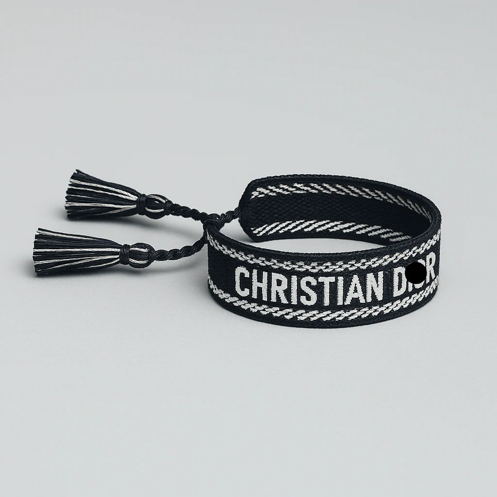 DC FABRIC BRACELET | BLACK