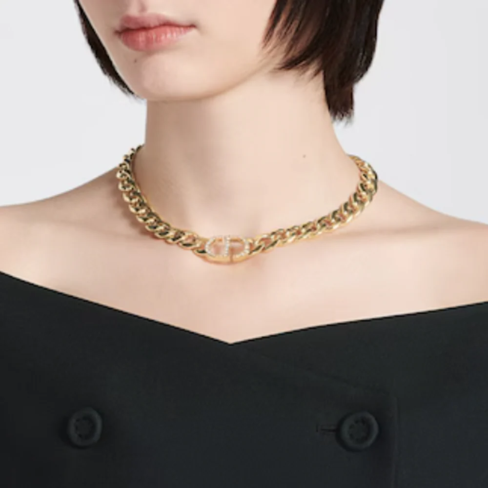 DIANA NECKLACE DIAMOND - GOLD - Image 2