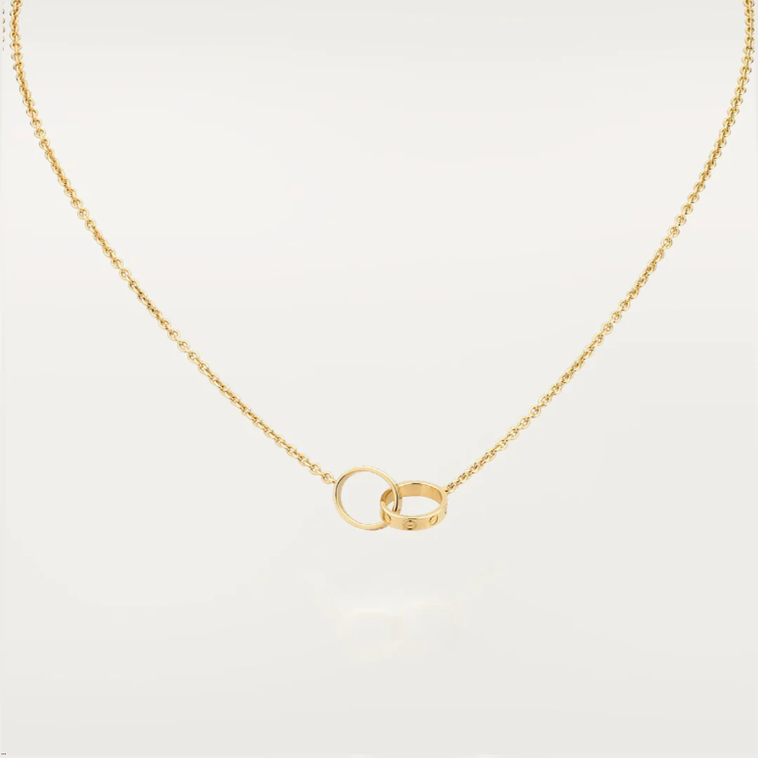 ETERNITY RING NECKLACE | GOLD