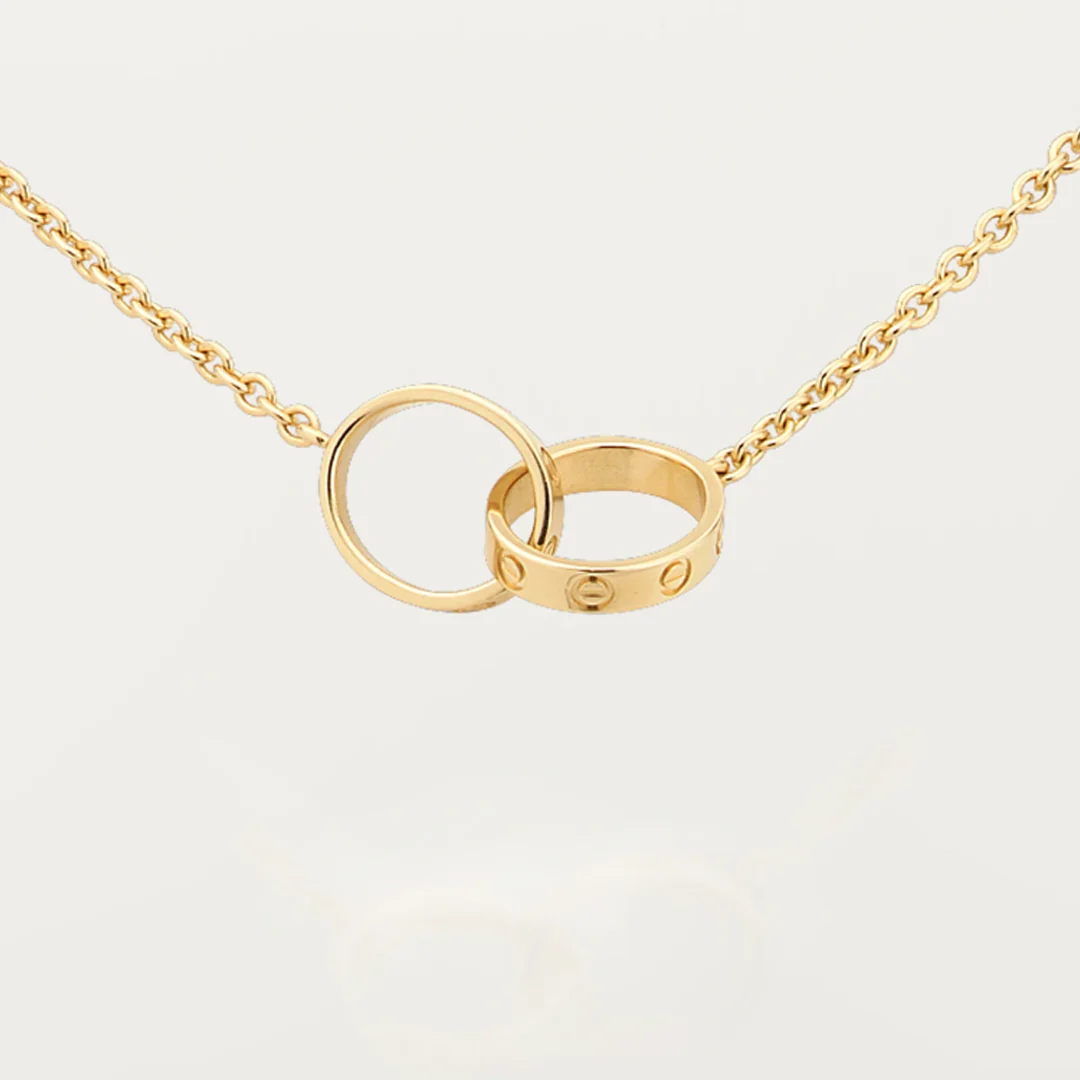ETERNITY RING NECKLACE | GOLD - Image 3