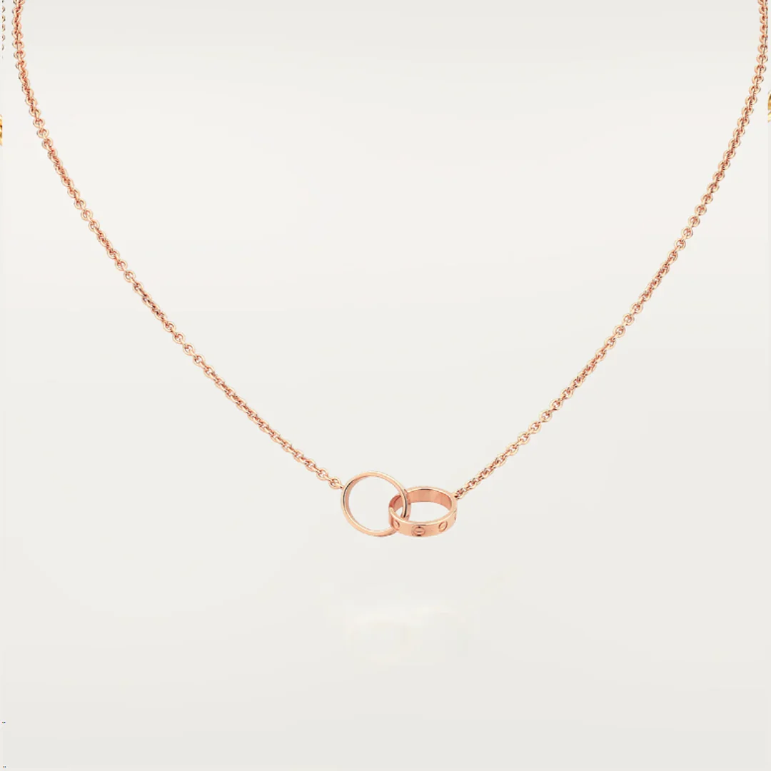 ETERNITY RING HALSKETTE | ROSÉGOLD