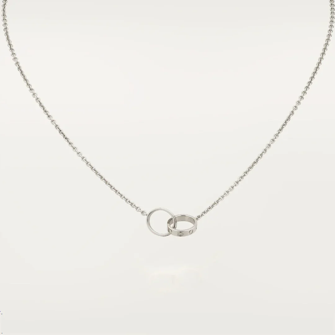 ETERNITY RING NECKLACE | SILVER