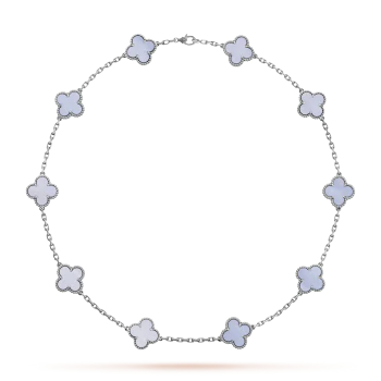 CLOVER NECKLACE 10 | LAVENDER JADE