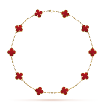 CLOVER NECKLACE 10 | RUBY