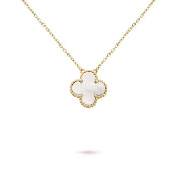 CLOVER NECKLACE | WHITE GOLD