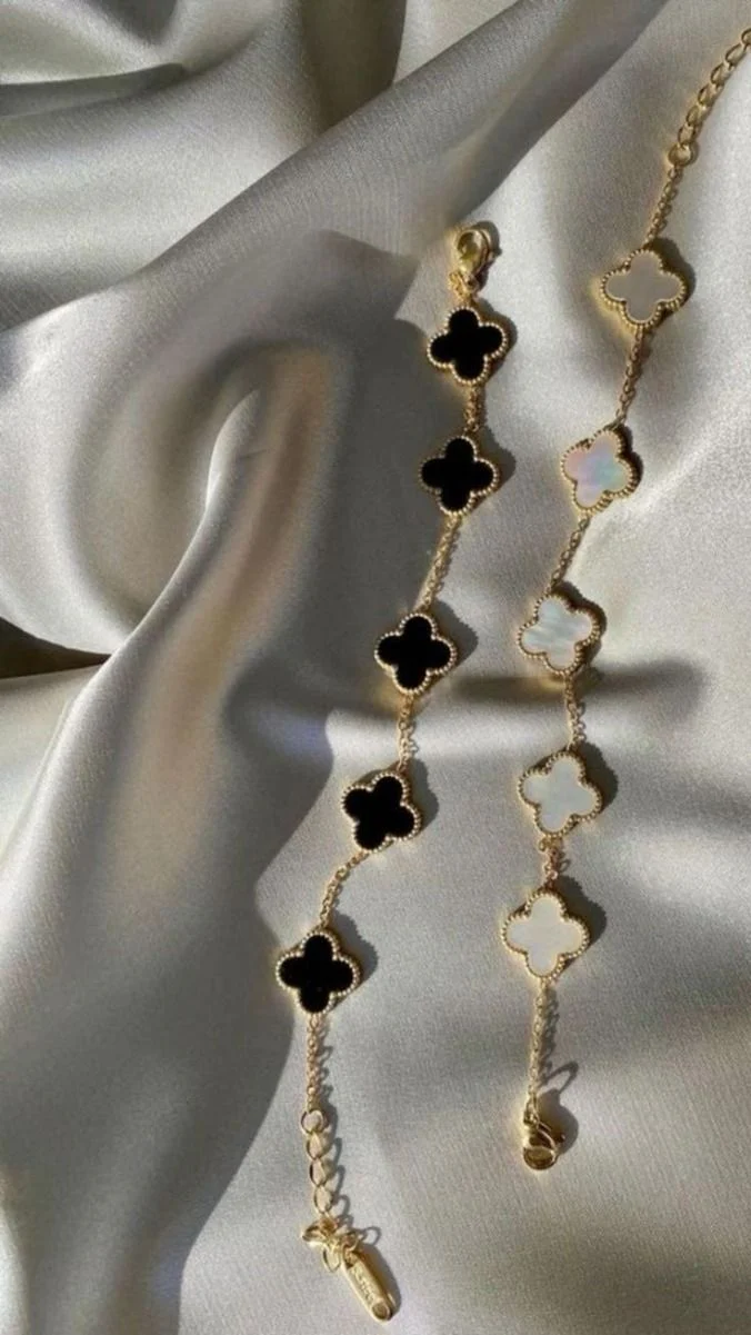 CLOVER BRACELET SET | GOLD - Image 3