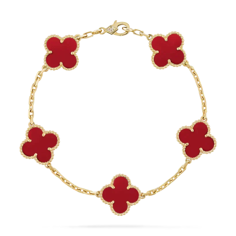 GOLD RED | STACKABLE BRACELET SET - Image 3