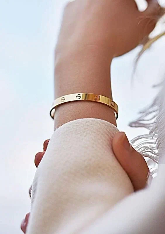GOLD RED | STACKABLE BRACELET SET - Image 6