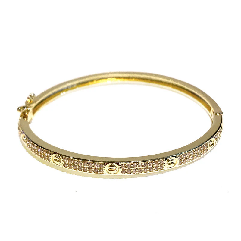 Luxury Micro-Pavé Cubic Zirconia Bracelet - Image 6