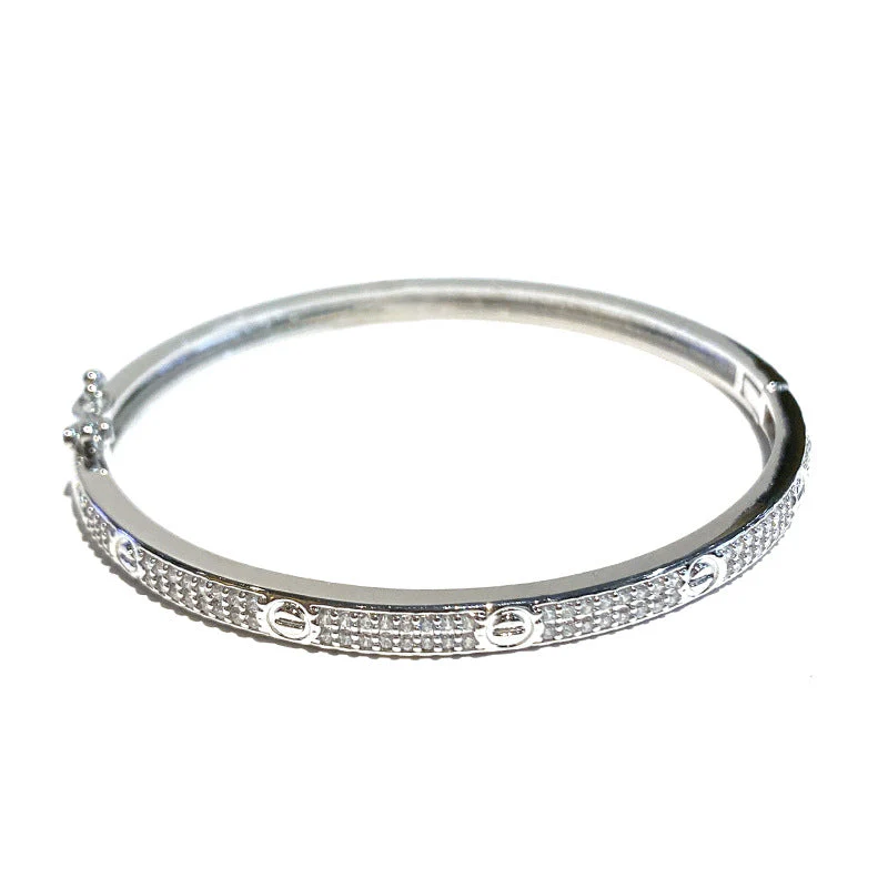 Luxury Micro-Pavé Cubic Zirconia Bracelet - Image 7