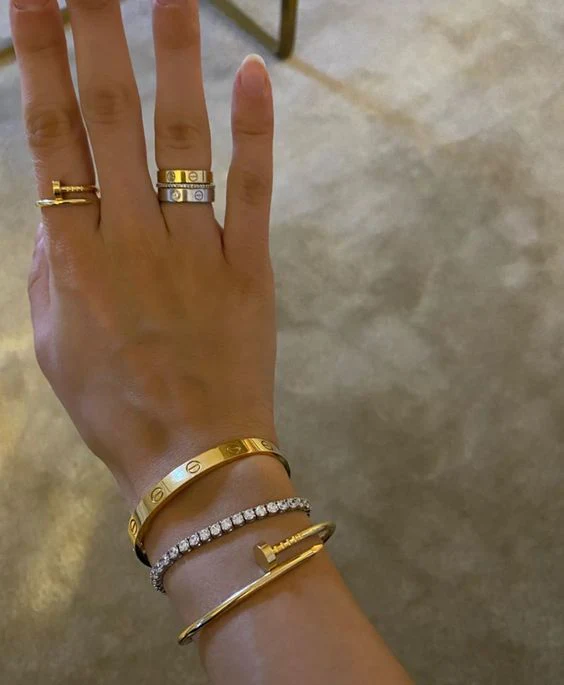 AURENA® NAIL BRACELET | GOLD - Image 2