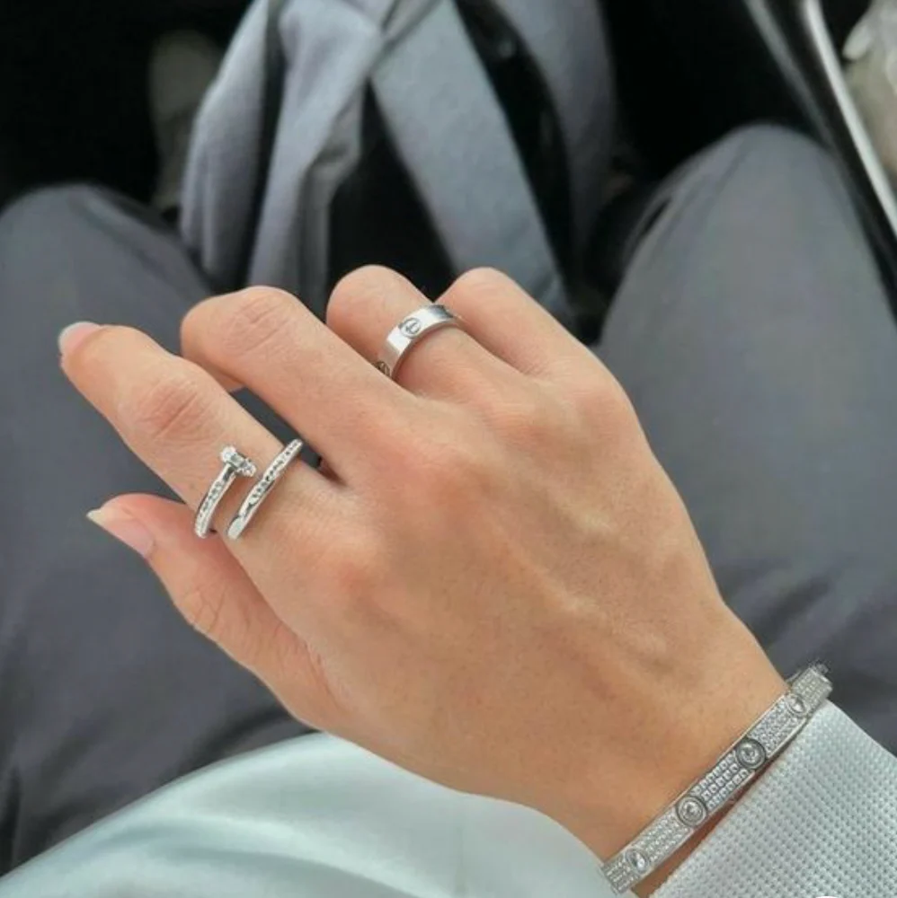 NAIL DELUXE RING | SILVER - Image 2