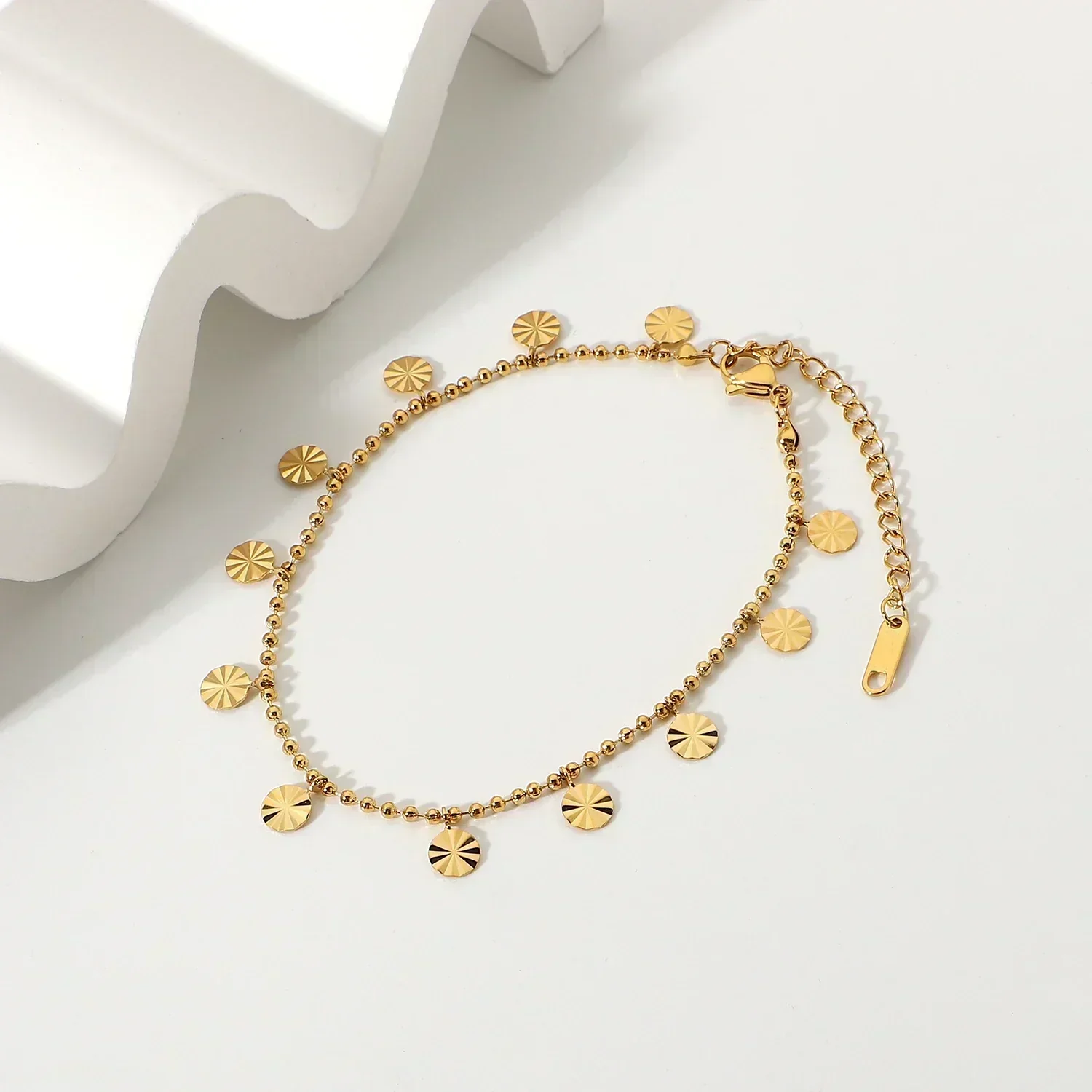 SLOANE GOLD ANKLET - Image 2