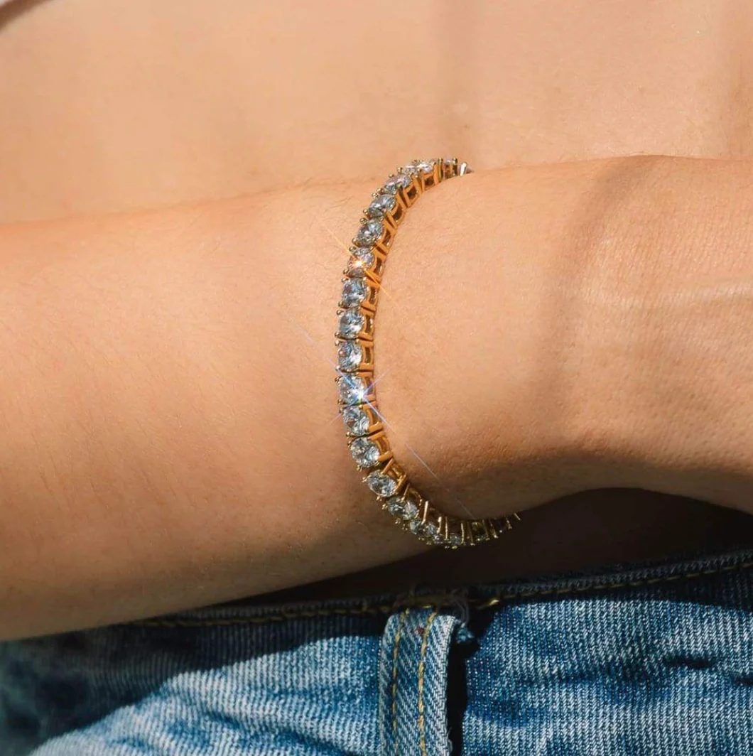 TENNIS BRACELET | GOLD - Image 2