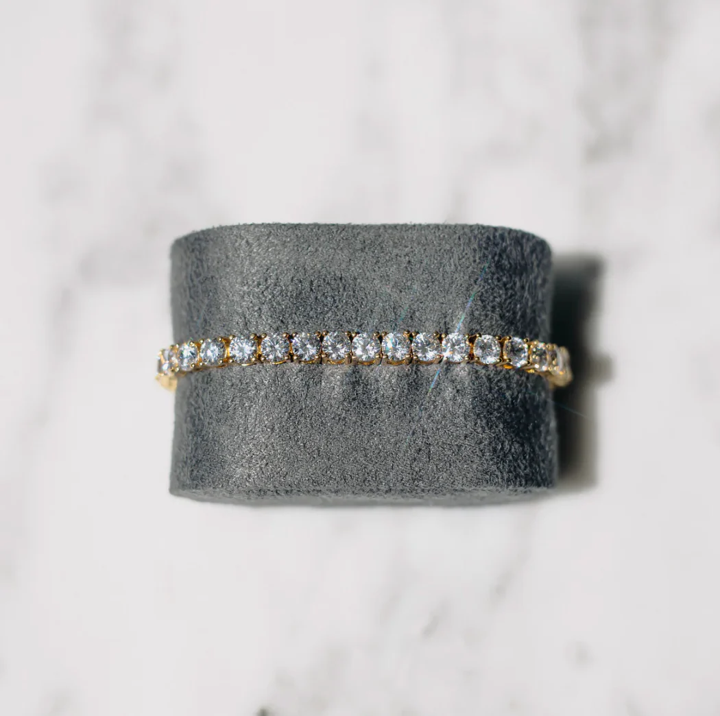 TENNIS BRACELET | GOLD - Image 3