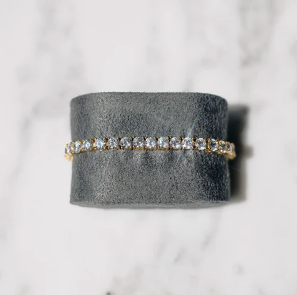 TENNIS BRACELET GOLD - Image 3